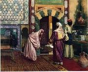 unknow artist Arab or Arabic people and life. Orientalism oil paintings  373 painting